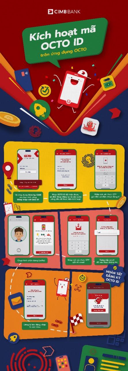 CIMB ĐĂNG NHẬP AN TOÀN QUA OCTO APP MỖI NGÀY